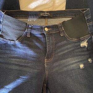 Savi Parker Maternity jeans, Straight Leg Elastic High Waist